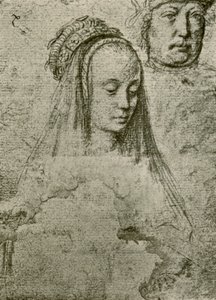 Başlıklı genç kadın, 1497-1498, 1908. by Gerard David