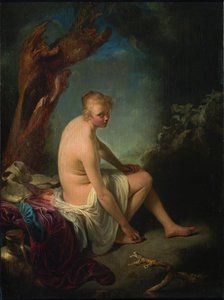 Yüzücü, yaklaşık 1662-1665. by Gerrit Dou
