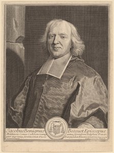 Jacques Benign Bossuet by Gerard Edelinck after Hyacinthe Rigaud