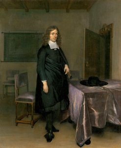 Gerard Ter Borch (Terburg), Genç (1617-1681), - Tuval üzerine yağlı boya - Tiroler Landesmuseum Ferdinandeum, Innsbruck by Gerard Terborch