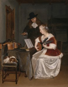 Müzik Dersi, c. 1670.