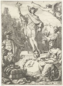 Merkür ile ticaret alegorisi by Gerard de Lairesse (rejected attribution)