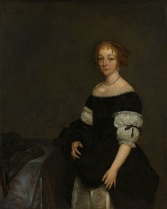Aletta Pancras (1649-1707) Francois de Vicq'in Karısı by Gerard ter Borch (II)