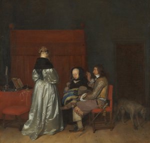 Baba Öğretisi olarak bilinen Gallant Sohbeti by Gerard ter Borch