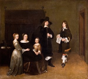 Bir Ailenin Portresi, 1656 by Gerard ter Borch