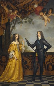 William II (1626-1650), Orange Prensi ve karısı Mary Stuart