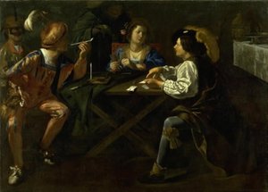 kart oyuncuları by Gerard van Kuijl