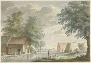 Hillegom'daki kireç fırınları by Gerard van Rossum