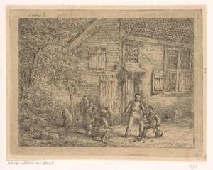 başını sallayan çocuklar top oyuncusu by Gerardus Emaus de Micault