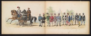 Leiden Öğrencilerinin Maskeli Balosu, 1855 (levha 4) Leiden öğrenci birliklerinin üyeleri tarafından 12 Haziran 1855