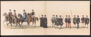 Leiden Öğrencilerinin Maskeli Balosu, 1870 (levha 6) Leiden öğrenci birliği üyeleri tarafından 7 Haziran 1870