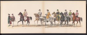 Leiden Öğrencilerinin Maskeli Balosu, 1870 (levha 8) Leiden öğrenci birliği üyeleri tarafından 7 Haziran 1870
