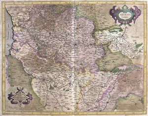 Artois, Fransa (gravür by Gerardus Mercator