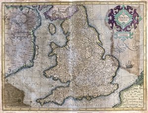 İngiltere by Gerardus Mercator