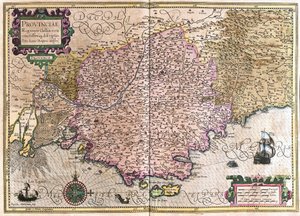 Fransa (gravür by Gerardus Mercator