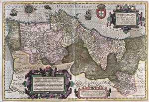 Portekiz (gravür by Gerardus Mercator