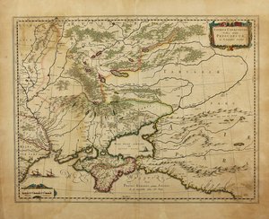 Taurica Chersonesus. Kırım Haritası, 1595