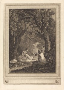 gizemli salıncak by Geraud Vidal after Nicolas Lavreince
