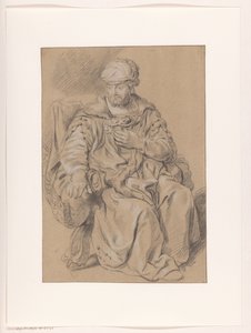 Oturan oryantal adam by Gerbrand van den Eeckhout (copy after)