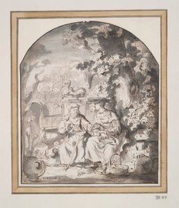 Vertumnus ve Pomona by Gerbrand van den Eeckhout