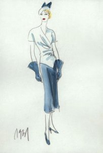 Kadın modası 1931, etek ve bluz / G. Hartung
