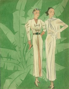 Kadın modası 1934 / elbiseler / Gerd Hartung