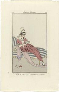 Journal des Dames et des Modes, Costumes Parisiens, 1914, No. 162: Gabardin (...) by Gerda Wegener