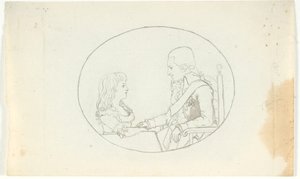 Veliaht Prens Frederik ve Veliaht Prens (Chr. VIII) by Gerhard Ludvig Lahde