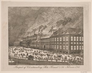 Christiansborgslots Prospektüsü 26 Şubat 1794