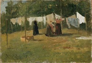 çamaşır kurutma by Gerhard Peter Frantz Vilhelm Munthe