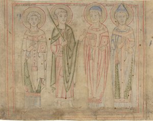 Aziz Kıbrıslı, Vitus, Stephan ve Cornelius by German 12th Century