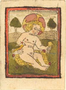 Kuş ile İsa Çocuk by German 15th Century