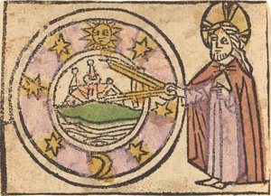 Mesih Dünyayı Ölçüyor by German 15th Century