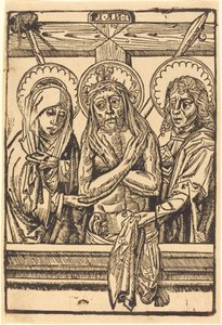 Maria ve John arasındaki Mesih by German 15th Century