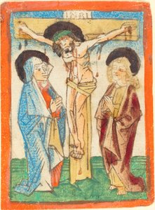 İsa çarmıhta by German 15th Century