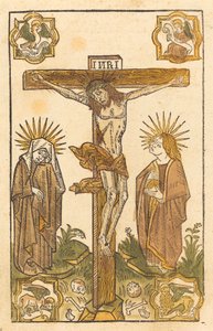 İsa çarmıhta by German 15th Century