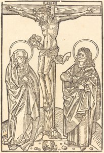 İsa çarmıhta by German 15th Century