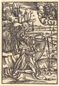 David Arp Çalıyor by German 15th Century