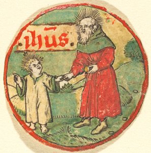Yusuf ve İsa Çocuk by German 15th Century