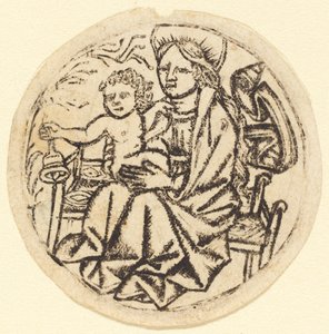 Madonna ve Çanlı Çocuk by German 15th Century