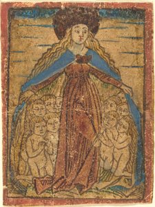 Koruyucu olarak Madonna by German 15th Century