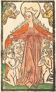 Bir Koruyucu Olarak Madonna by German 15th Century