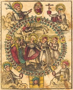 Azizlerle Tesbih Madonna by German 15th Century