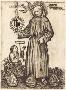 Aziz Bernhardinus by German 15th Century