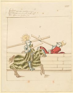 italyanca, barış, mızrak dövüşü by German 16th Century