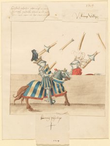 italyanca, barış, mızrak dövüşü by German 16th Century