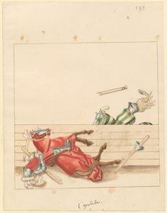 italyanca, barış, mızrak dövüşü by German 16th Century