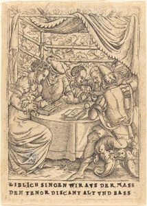 Masajdan tenor discant alto ve bası sevgiyle söylüyoruz by German 16th Century