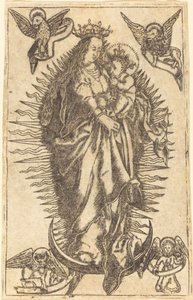 madonna ve çocuk by German 16th Century