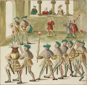 maskeli balo by German 16th Century